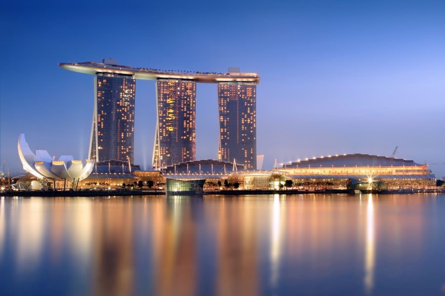 Marina Bay Sands là một trong những khu phức hợp sang trọng bậc nhất