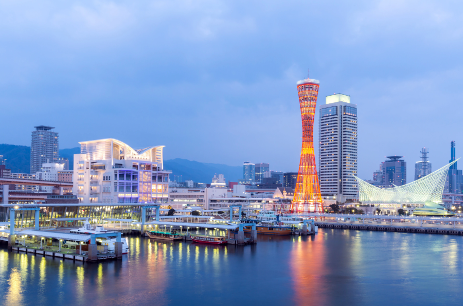 Tháp cảng Kobe - niềm tự hào to lớn của toàn thể người dân thành phố Kobe