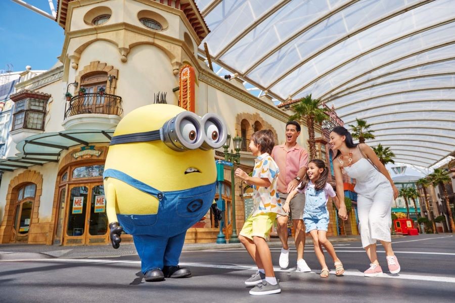 Công viên Universal Studios Sentosa là điểm đến hàng đầu tại công viên Quốc gia Sentosa