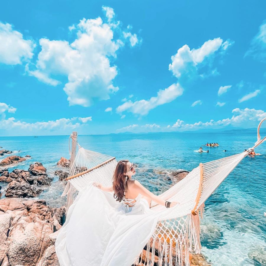 Bên cạnh bờ biển cũng có rất nhiều góc để sống ảo