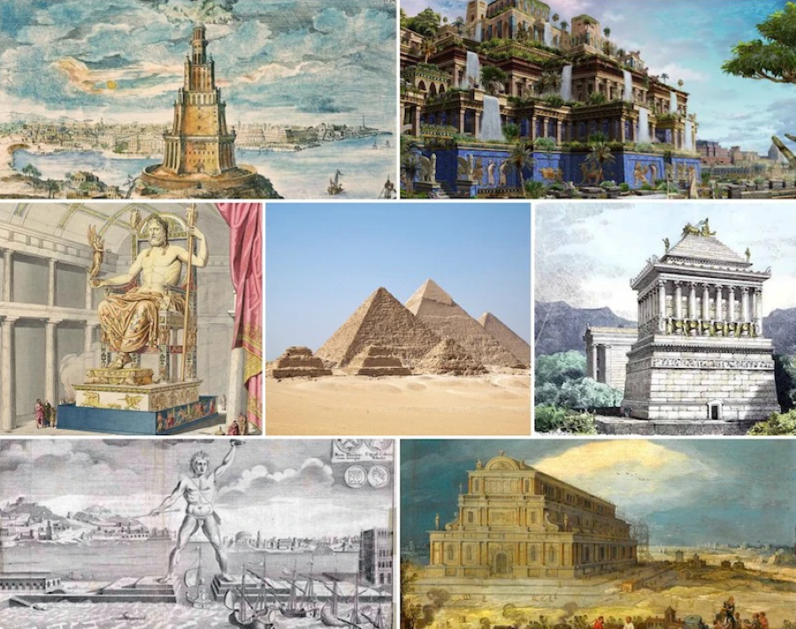 Vẻ đẹp kỳ vĩ nhuốm màu thời gian của các kỳ quan thế giới cổ đại luôn là đề tài thú vị