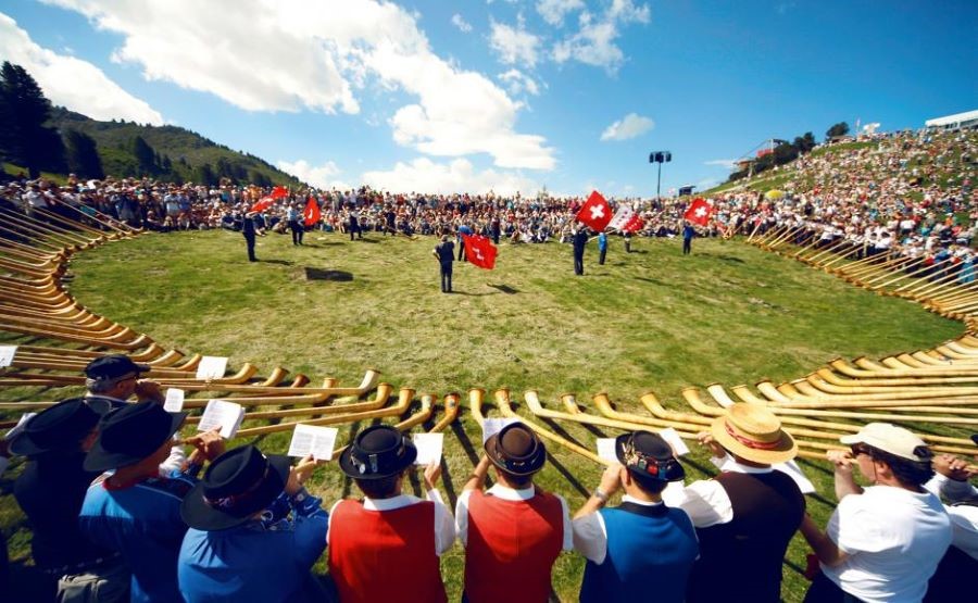 Lễ hội kèn sừng quốc tế độc đáo diễn ra ở Nendaz