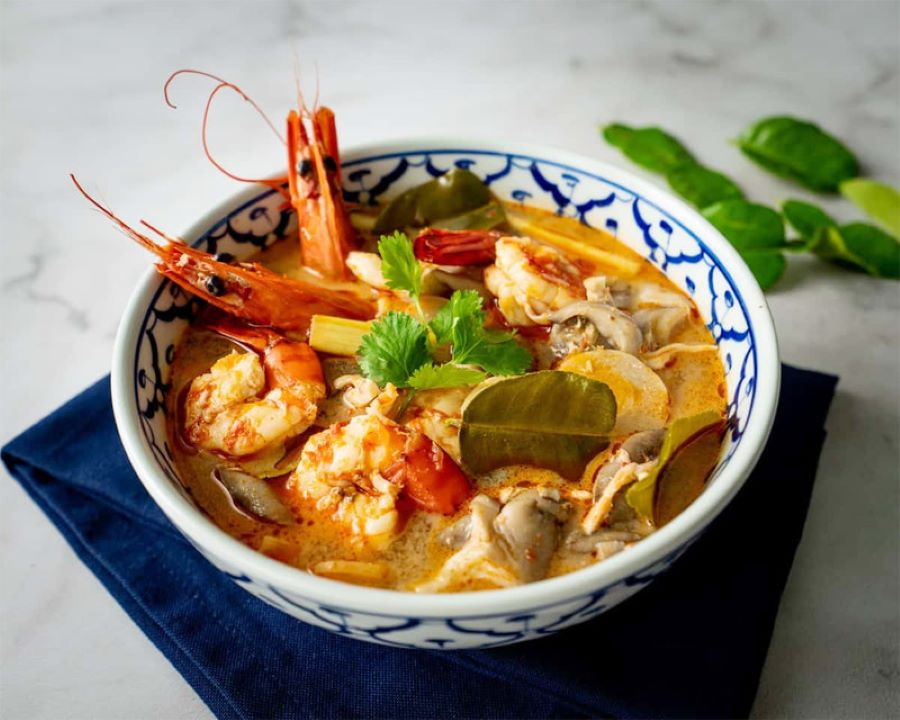 Tom Yum - món ngon cực kỳ phổ biến tại đất nước Thái Lan vào dịp đầu năm