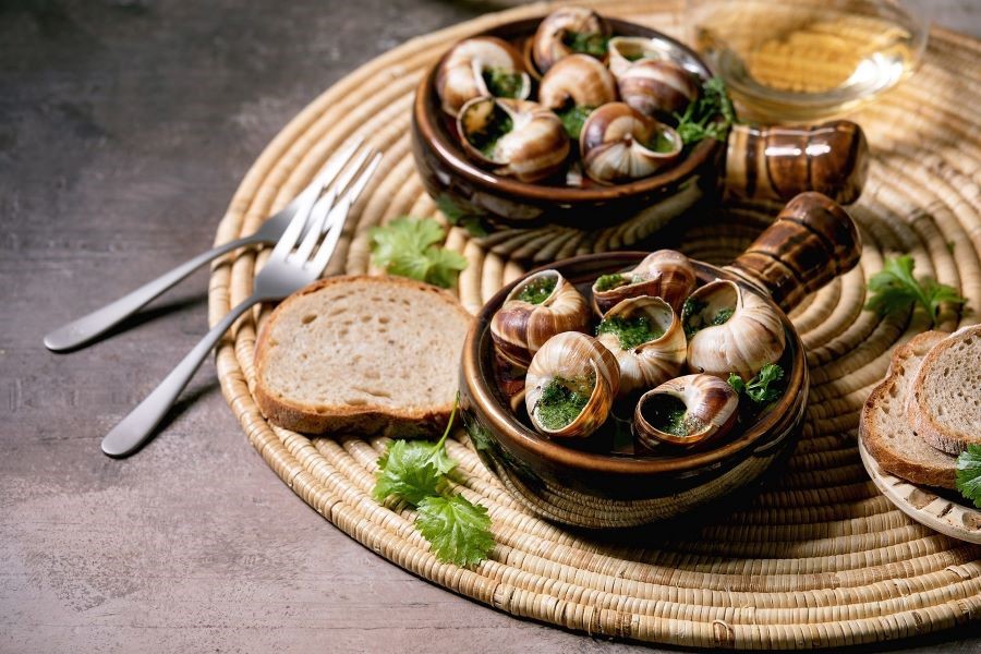 Escargot đã đưa nền ẩm thực Pháp lên một tầm cao mới