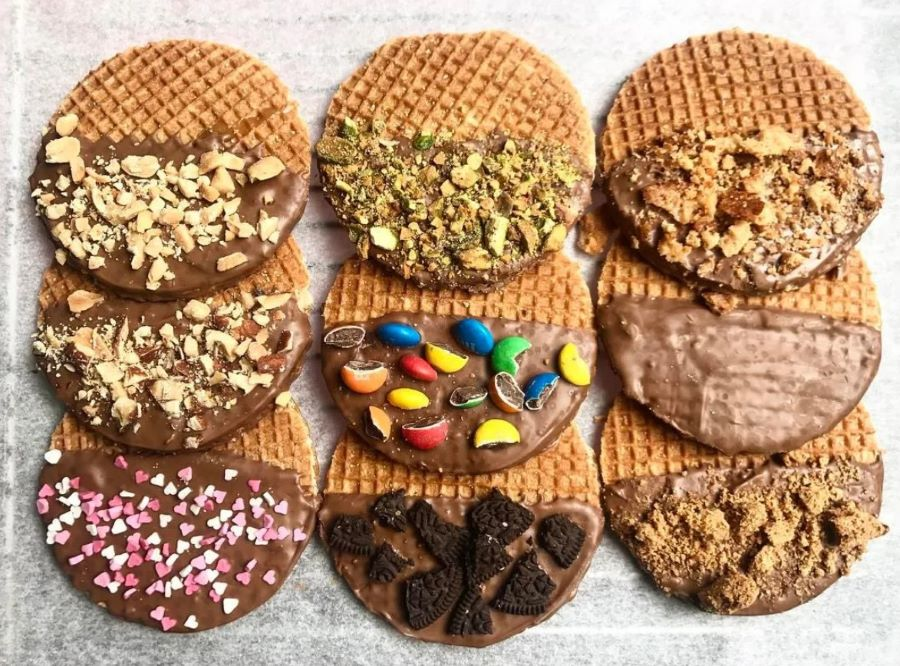 Bánh Stroopwafels là một món bánh truyền thống của người Hà Lan