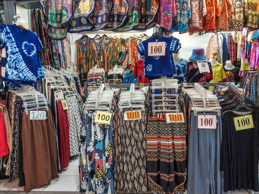 Các sản phẩm quần áo của Thái Lan đa dạng và độc đáo về chất liệu cũng như kiểu dáng