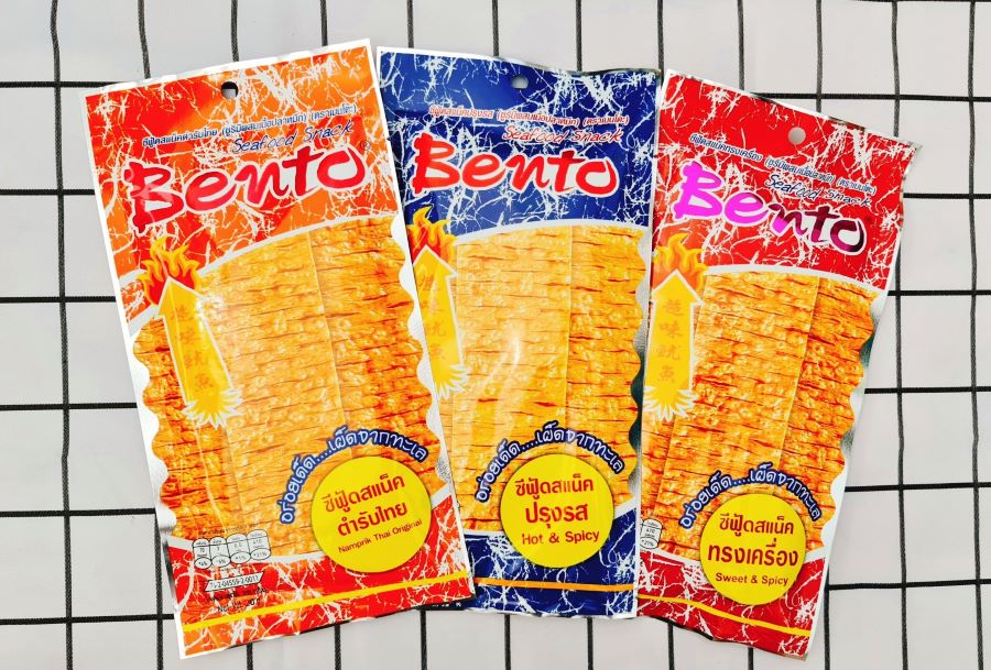 Đừng quên mua vài gói mực Bento siêu cay siêu cuốn về làm quà và để ăn dần bạn nhé! 