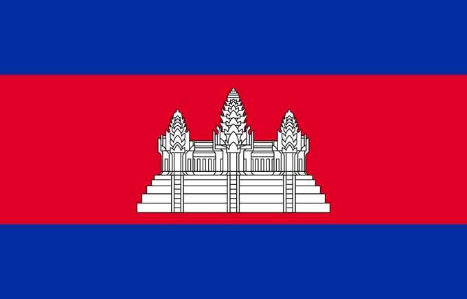 Angkor Wat trên Quốc kỳ Campuchia-min