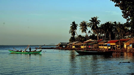 Biển Kep bình yên đến lạ.