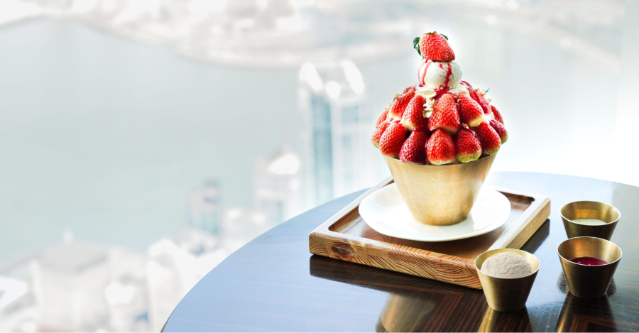 Bingsu dâu tây - Một trong những món tráng miệng Hàn Quốc được nhiều người yêu thích nhất hiện nay