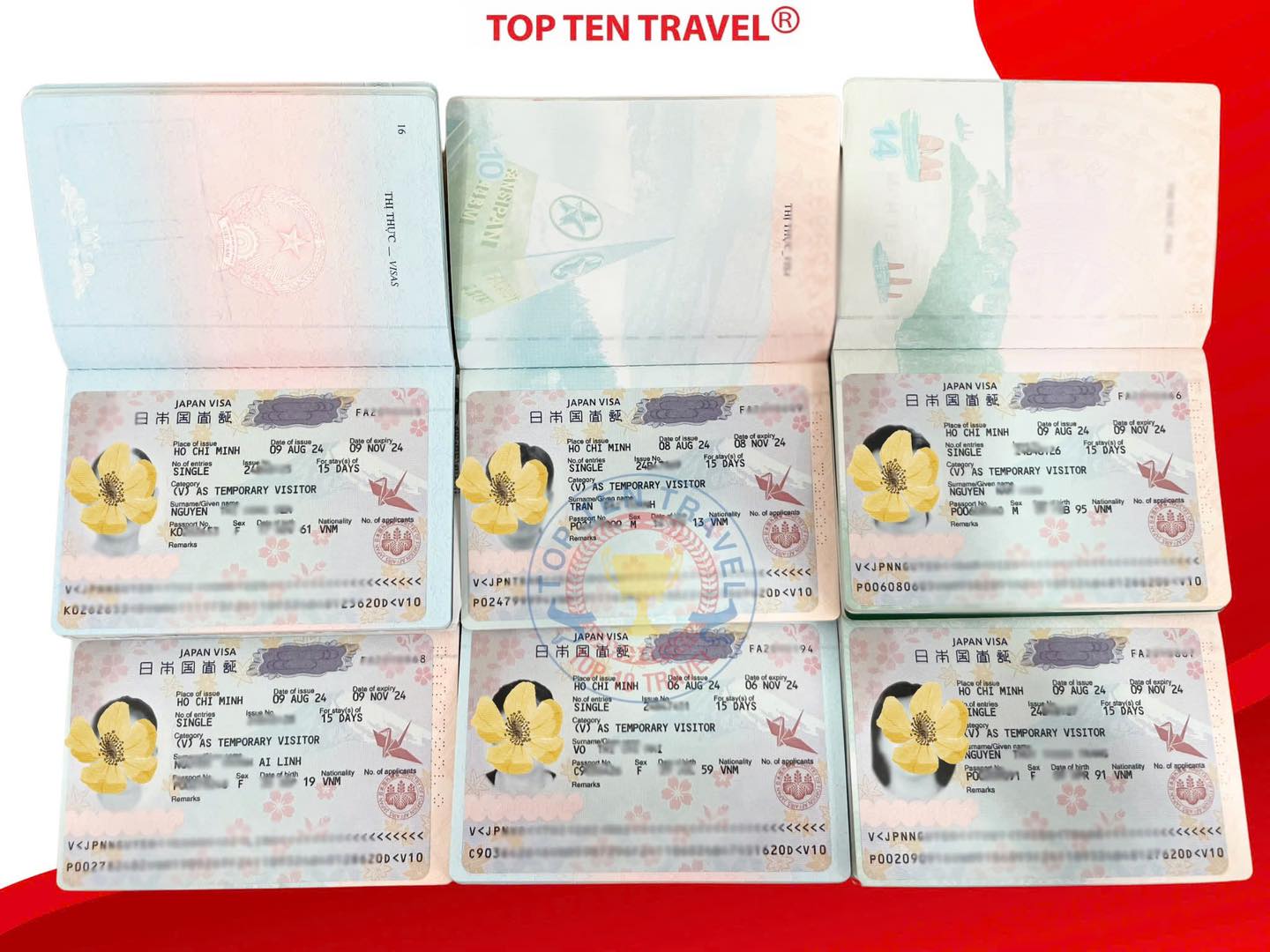 Top Ten Travel là dơn vị cung cấp visa du lịch Nhật Bản uy tín hàng đầu tại Tp HCM