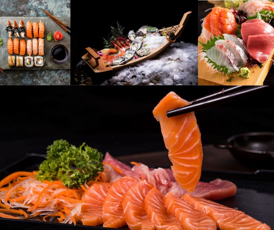 Sashimi tại Nhật Bản đáp ứng được dộ tươi ngon, thanh mát