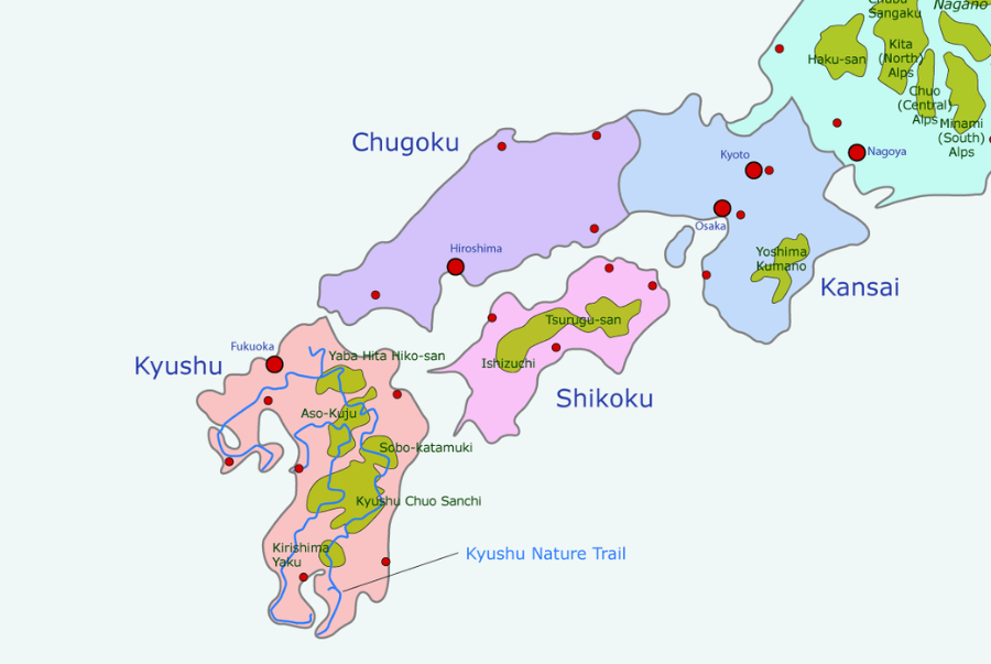 Kyushu là hòn đảo được mệnh danh là nơi sinh thành của nền văn minh Nhật Bản