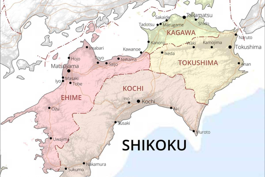 Với vị trí địa lý đặc biệt, Shikoku là hòn đảo nắm giữ vai trò nông nghiệp lớn nhất tại Nhật Bản