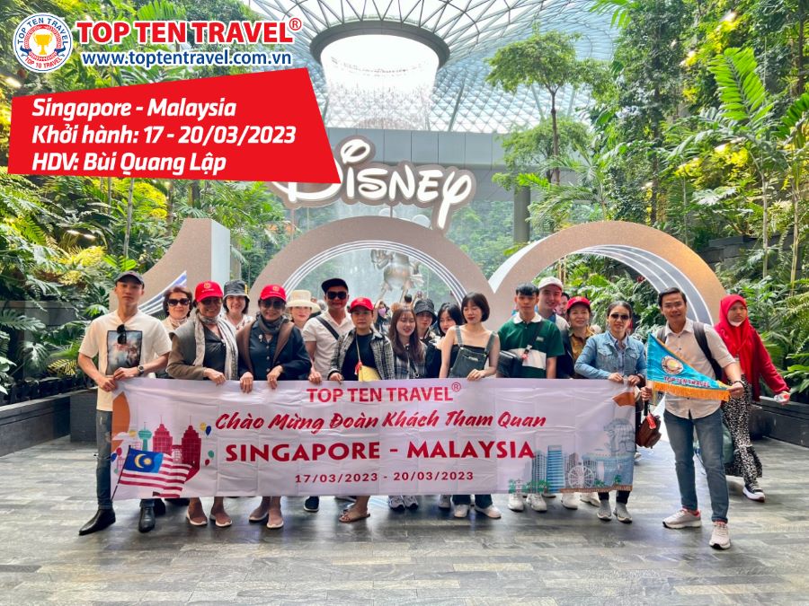 Tổng hợp hình đoàn tour du lịch khởi hành tháng 3 tại Top Ten Travel