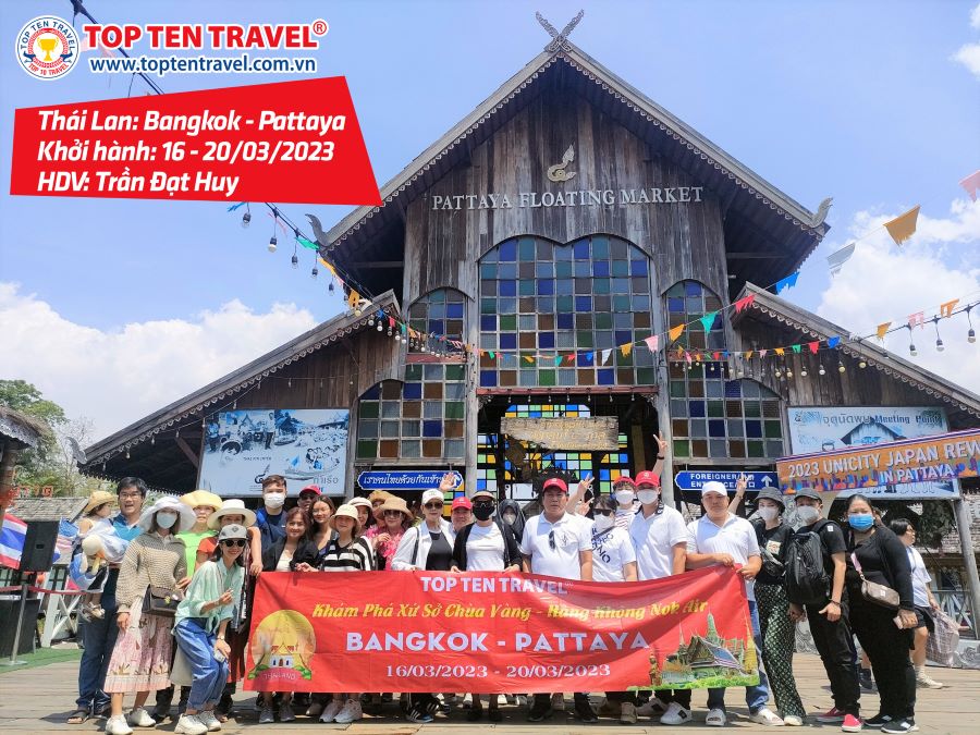 Tổng hợp hình đoàn tour du lịch khởi hành tháng 3 tại Top Ten Travel