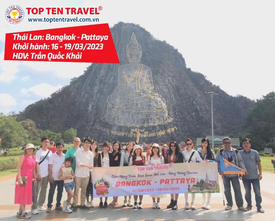 Tổng hợp hình đoàn tour du lịch khởi hành tháng 3 tại Top Ten Travel