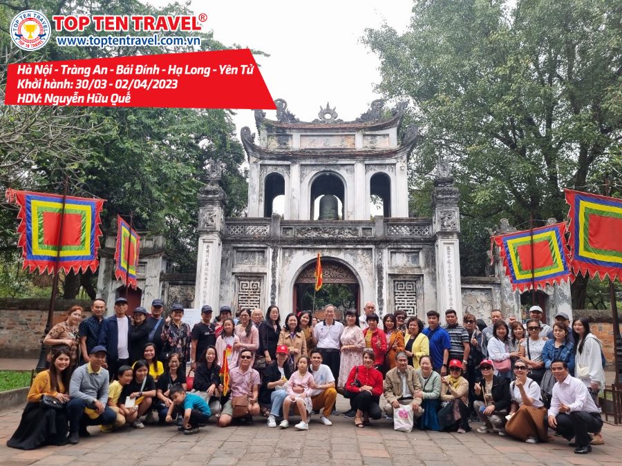 Tổng hợp hình đoàn tour du lịch khởi hành tháng 3 tại Top Ten Travel