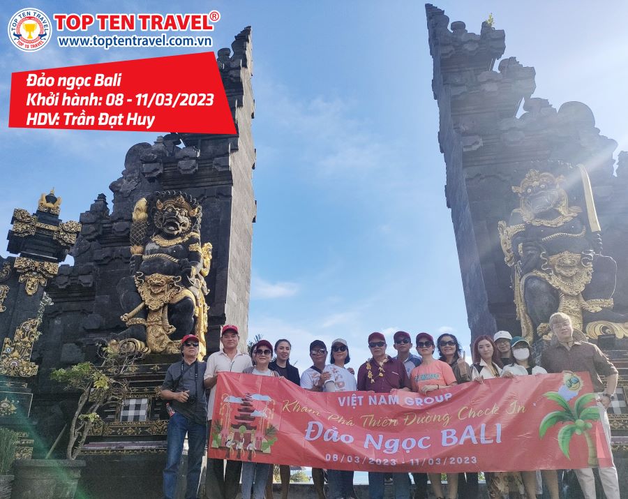 Tổng hợp hình đoàn tour du lịch khởi hành tháng 3 tại Top Ten Travel