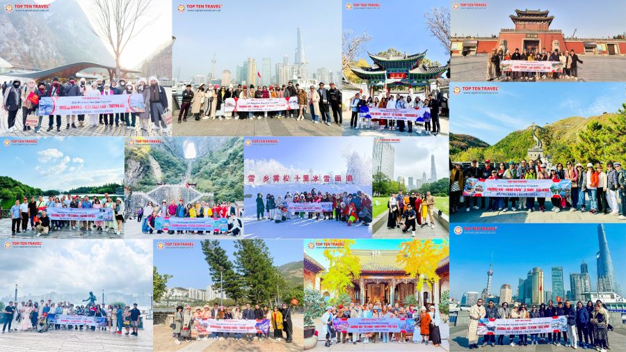 Các đoàn Trung Quốc của Top Ten Travel luôn nhận được sự tin yêu của Khách Hàng về chất lượng dịch vụ cũng như giá thành phải chăng