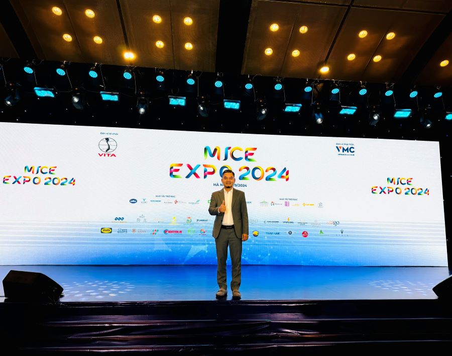 Ông Nguyễn Văn Toàn – Phó Tổng Giám Đốc Công Ty Top Ten Travel đại diện tham gia sự kiện Mice Expo 2024 được tổ chức tại Trung tâm hội nghị quốc gia Hà Nội