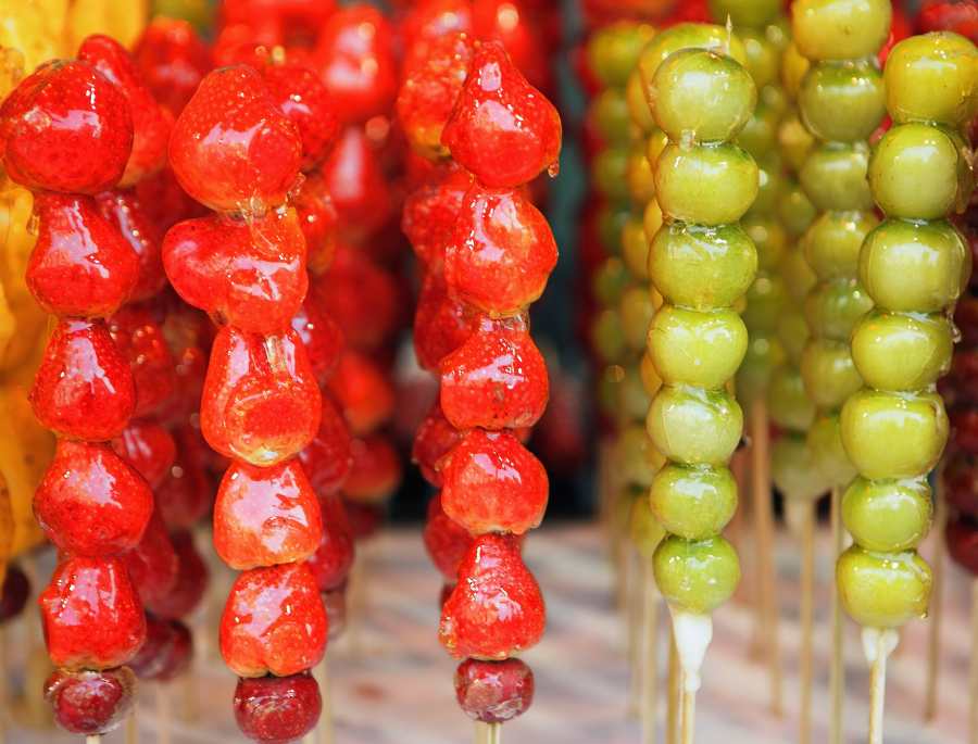 Kẹo hồ lô là một biểu tượng không thể thiếu trong văn hóa ẩm thực Trung Quốc