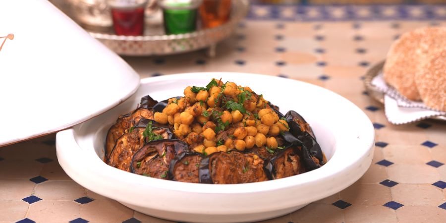 Cà tím Tagine mDerbel với vẻ ngoài hấp dẫn, hương vị thơm ngon đậm đà 