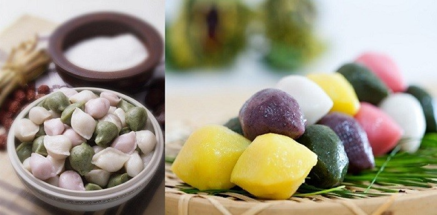 Nhắc đến ẩm thực Hàn Quốc mùa thu, người ta không thể không nhắc đến bánh gạo rượu Jeungpyeon