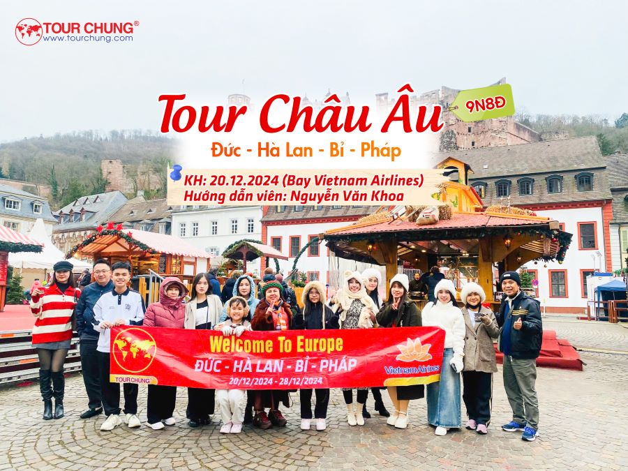 Tổng hợp hình đoàn tour Châu Âu & Châu Úc khởi hành vào tháng 12/2024