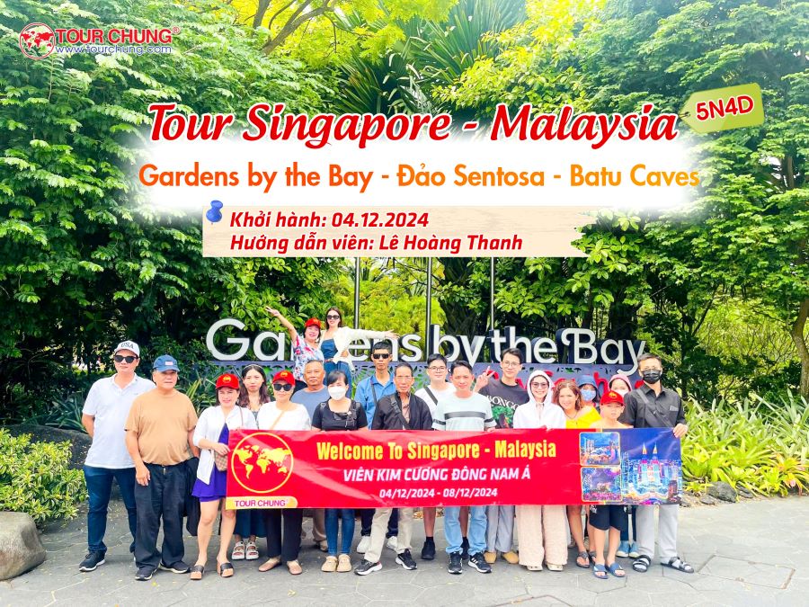 Tổng hợp hình đoàn tour Đông Nam Á khởi hành vào tháng 12/2024