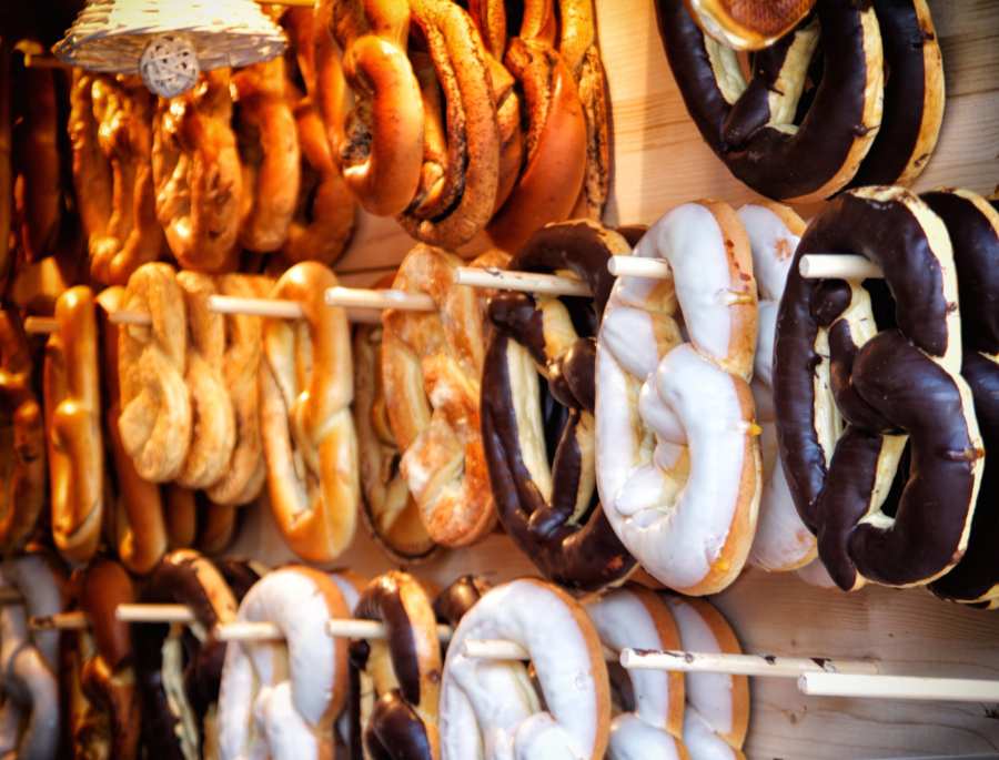 Bánh Brezel có nhiều hương vị khác nhau