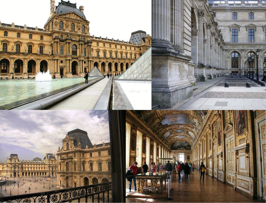 Khu vực Sully nổi tiếng tại Bảo tàng Louvre