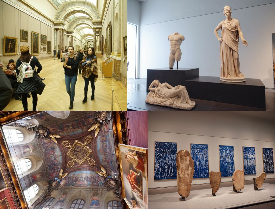 Khu vực Denon là nơi trung bày rất nhiều các sản phẩm nghệ thuật lớn