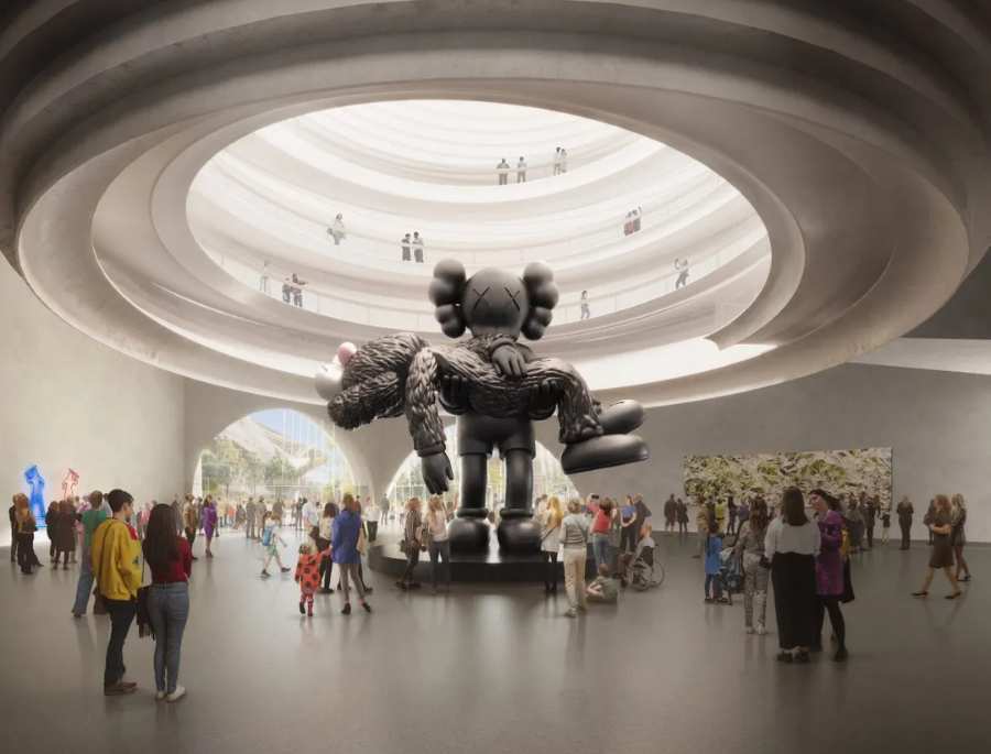 Bên trong bảo tàng được bày trí với giá trị nghệ thuật cực cao