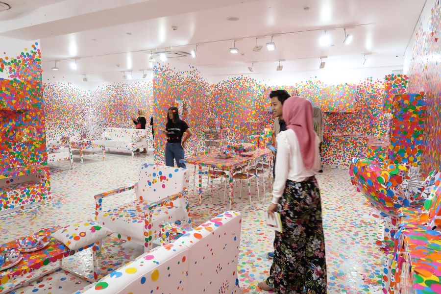 Bảo tàng Mỹ thuật Yayoi Kusama - bảo tàng nổi tiếng ở Nhật Bản du khách tuyệt đối không thể bỏ qua