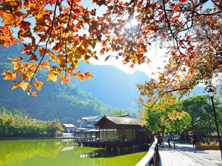 Hồ Shihmen là một trong những điểm địa điểm ngắm lá phong đỏ tại Đài Loan hấp dẫn nhất tại Đài Loan