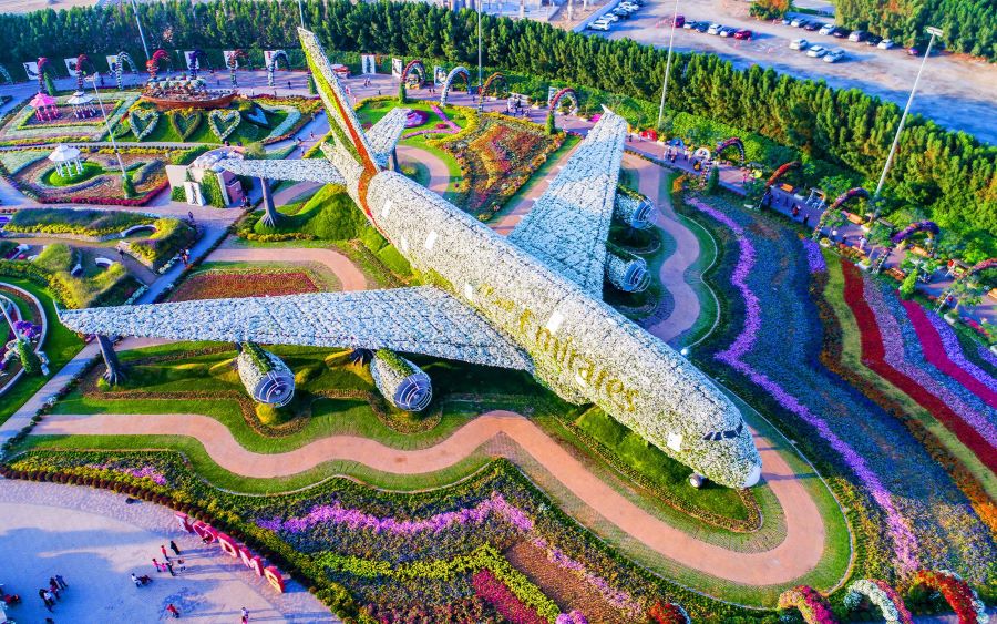 Dubai Miracle Garden là điểm dừng chân lý tưởng dành cho những bạn yêu hoa