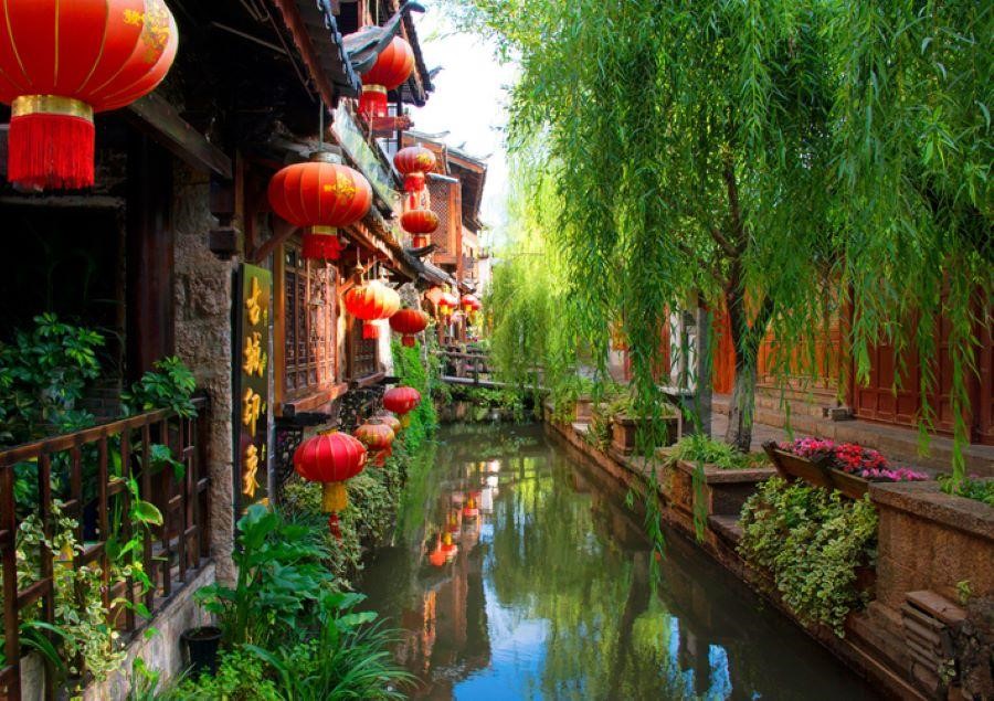 Phố Cổ lệ Giang khoác lên mình một nét đẹp hoài niệm, cổ kính