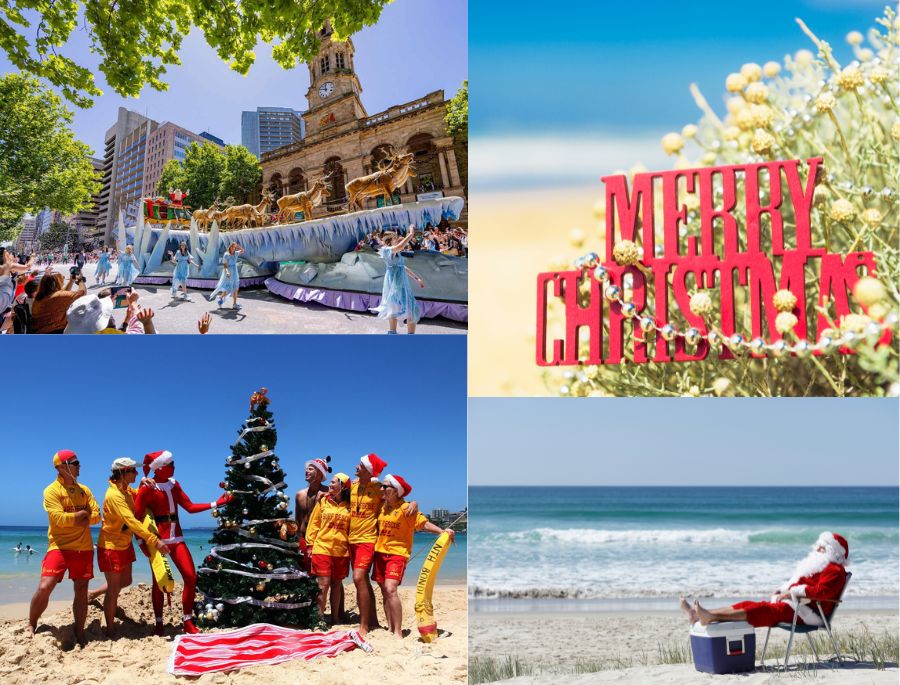 Khung cảnh lễ giáng sinh ngập tràn màu nắng chỉ có tại úc