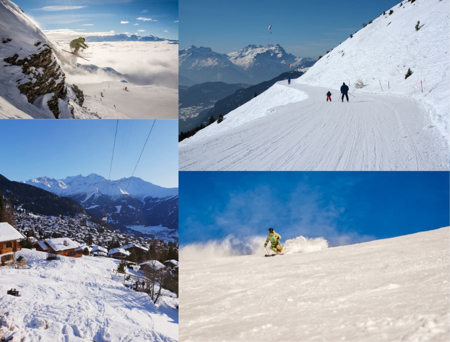 Khu trượt tuyết Verbier sở hữu hơn 400 km đường trượt tuyết