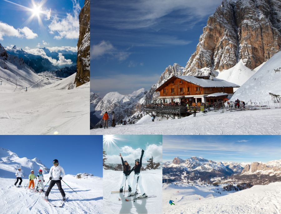 Cortina d’Ampezzo có 3 khu trượt chính với khoảng 140km sườn dốc tuyết cùng nhiều máy móc, trang thiết bị hiện đại
