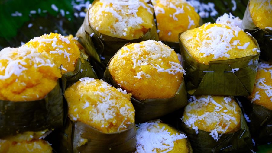 Bánh bò thốt nốt - món bánh thơm ngon trứ danh vùng đất Châu Đốc, An Giang 