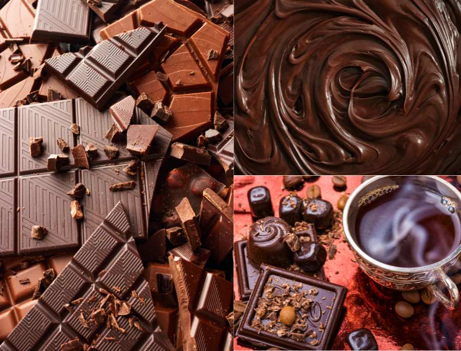 Socola đen chứa nhiều chất chống oxy hóa, giúp bảo vệ tế bào khỏi tổn thương và ngăn ngừa các bệnh mãn tính