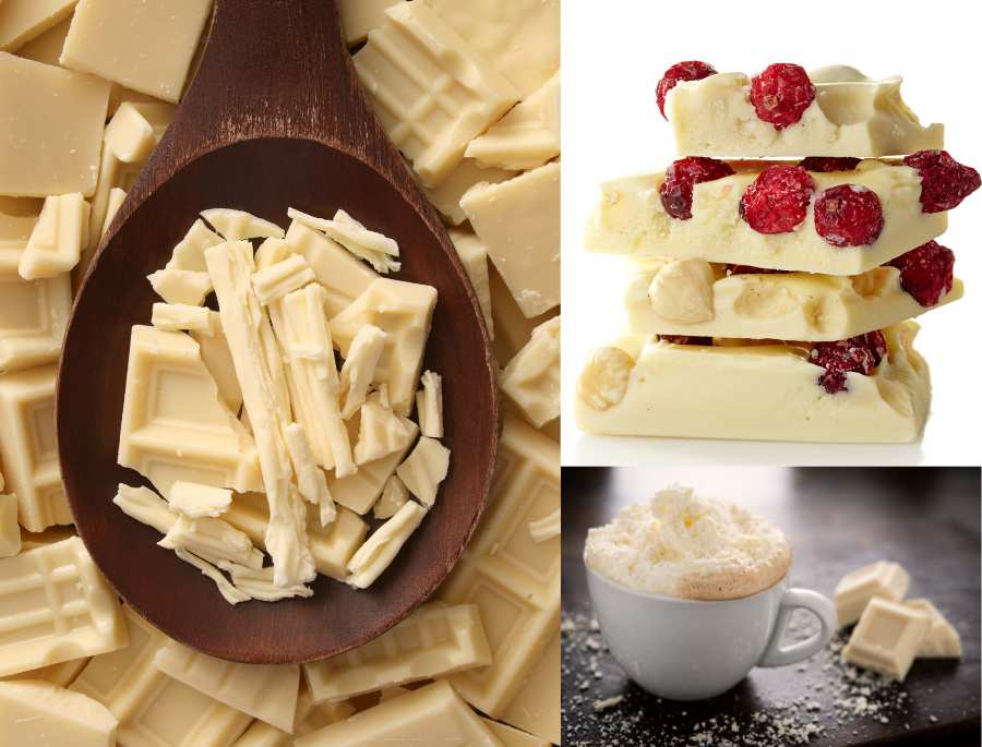 Socola trắng sở hữu vẻ ngoài tinh khôi và hương vị ngọt ngào