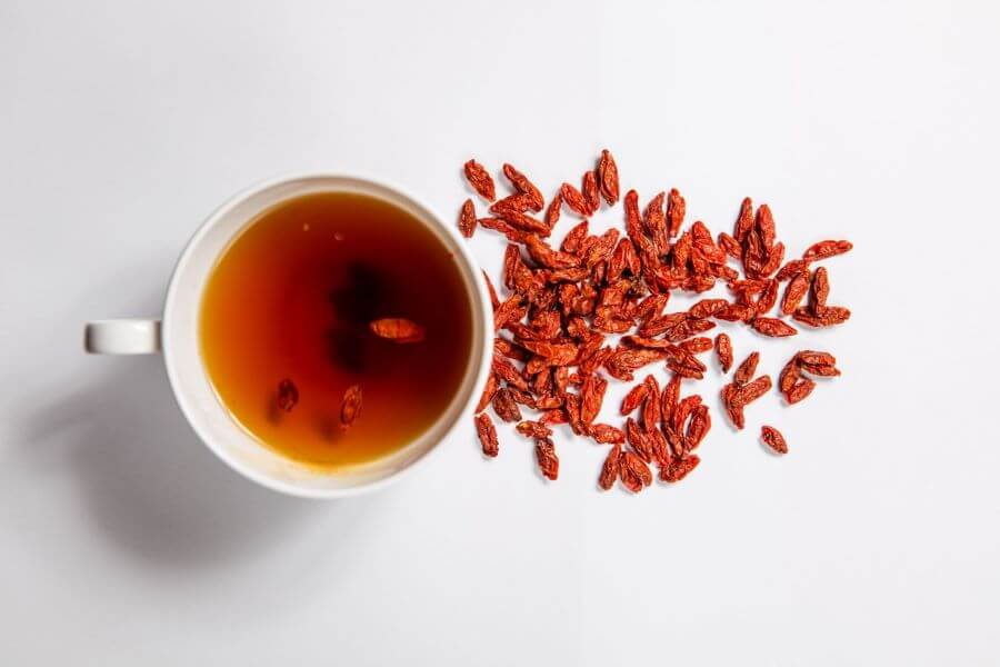 Trà kỷ tử là một thức uống quen thuộc trong văn hóa ẩm thực Hàn Quốc