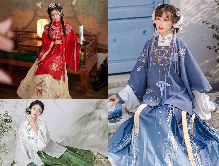 Vải lụa vẫn là chất liệu được ưa chuộng nhất để làm trang phục thời Minh