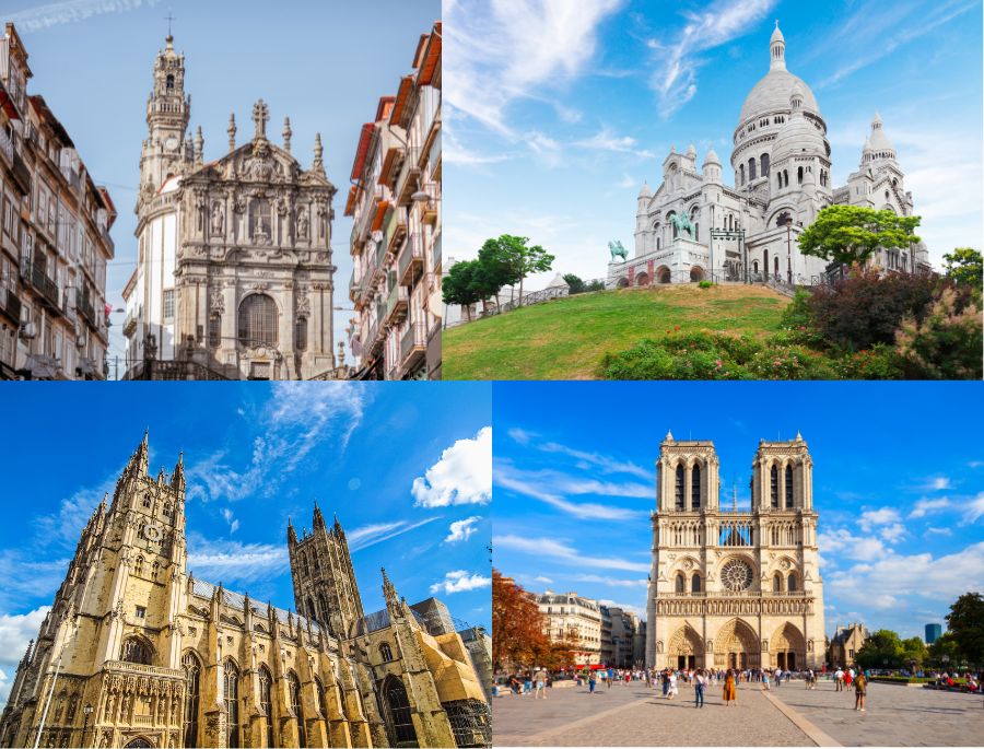 Các nhà thờ tại Châu Âu sở hữu nền kiền trúc độc đáo