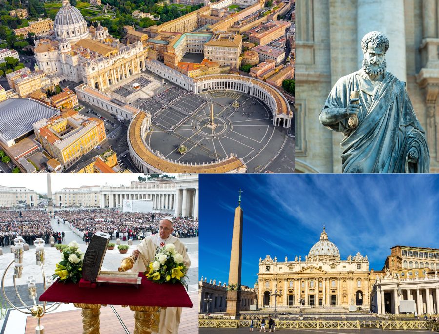 Nhà thờ St. Peter là một trong những công trình kiến trúc đồ sộ và linh thiêng nhất của thế giới, tọa lạc tại Vatican