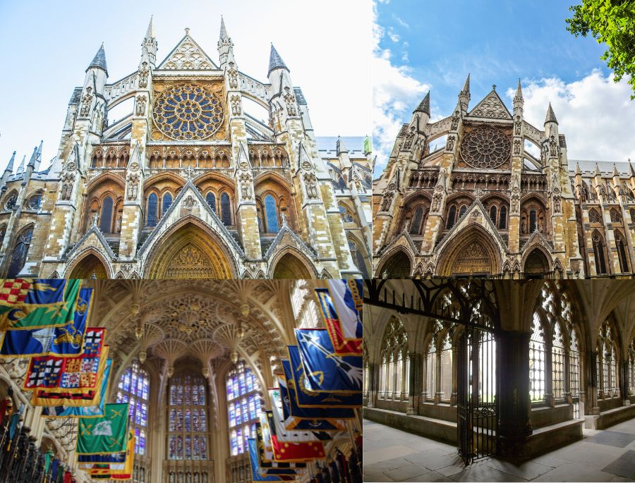 Tu viện sở hữu kiến trúc Gothic và sự kết hợp nhiều phong cách