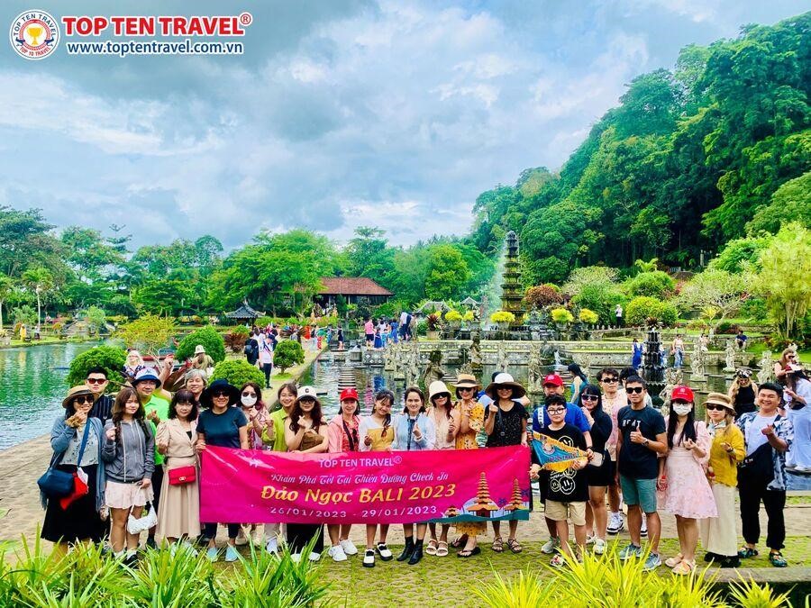 Hình ảnh khách tham gia tour khám phá Đảo Ngọc Bali 2023 của Top Ten Travel